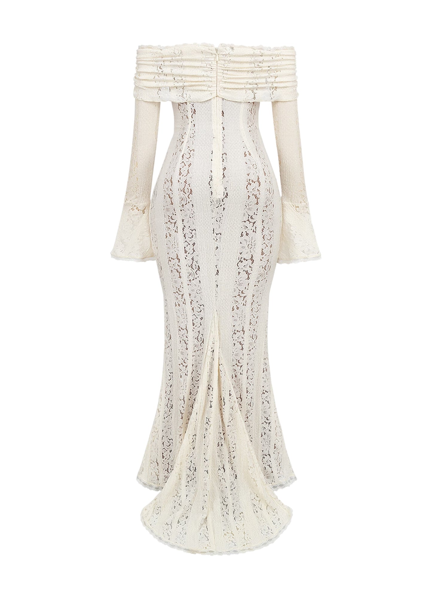 Clarisse Lace Maxi Dress - White